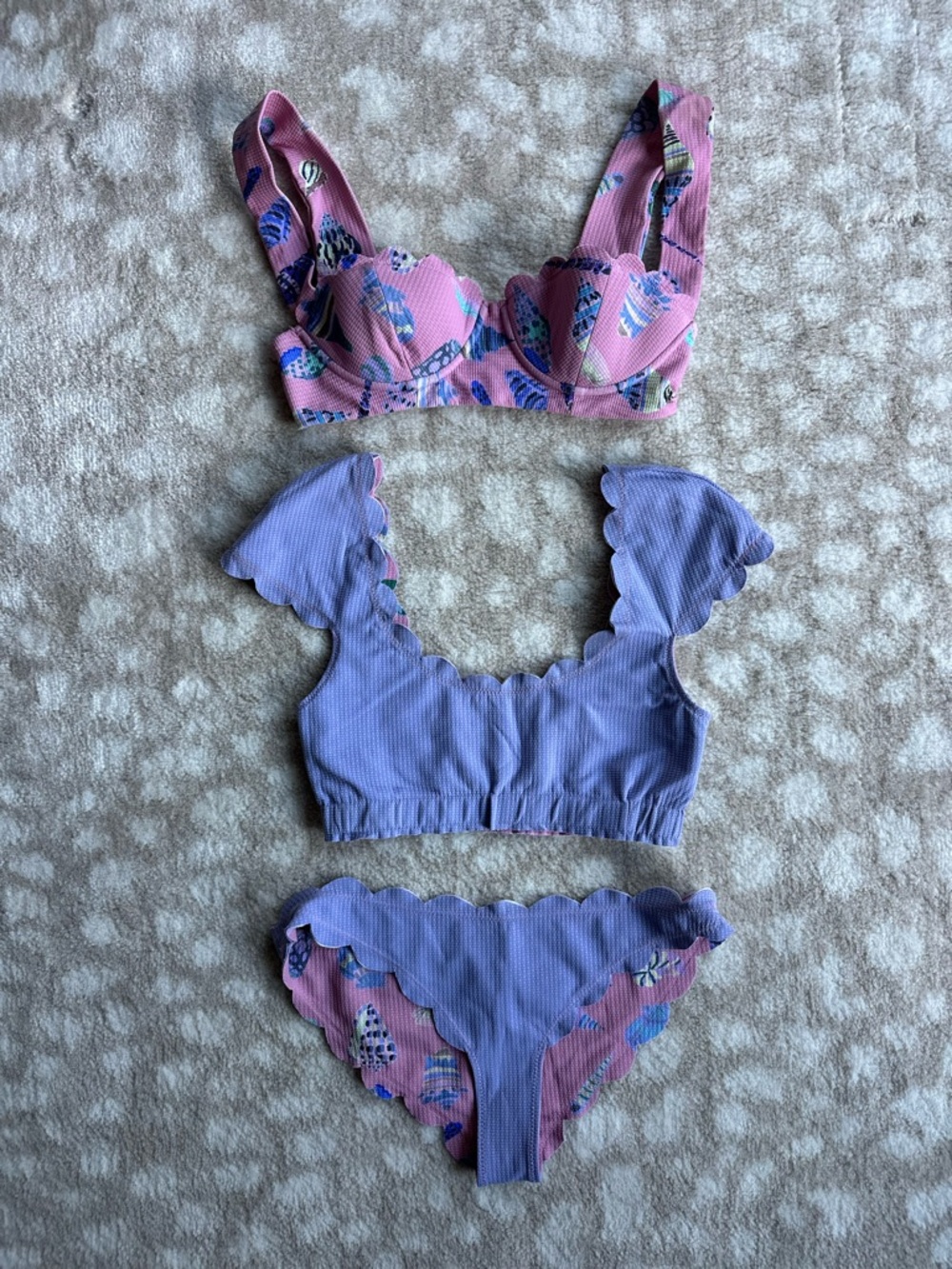 Marysia Dawn Shell Print Bikini Swim Lot sz. XS - Picture 7 of 7